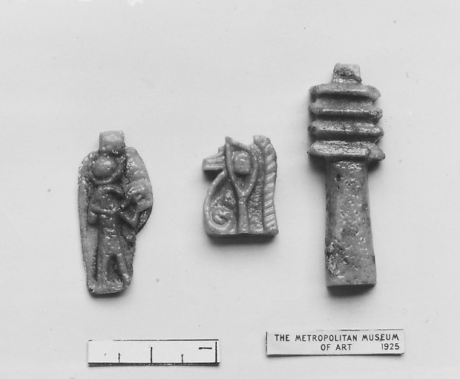 Wedjat eye amulet — Wedjat Eye Amulet — ca. 1000–945 BCE