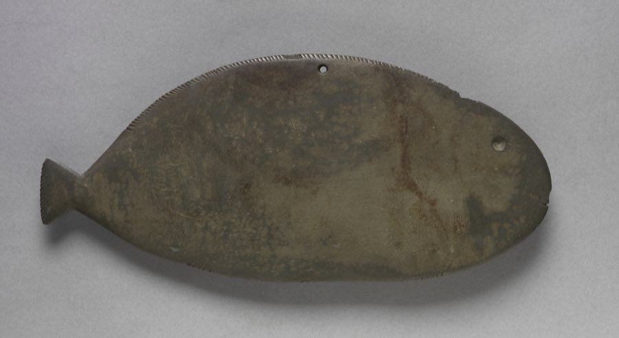 Naqada — Palette in the Form of a Fish — Egypt, Predynastic (5000–2950 BCE), Naqada II–III (3650–3000 BCE), c. 3500–2950 BCE