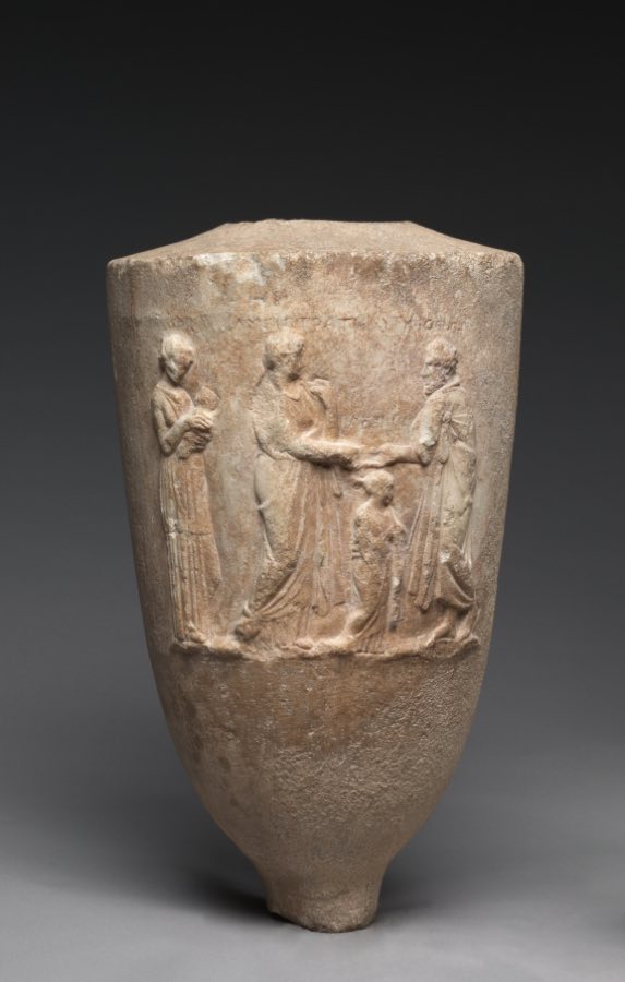 Lekythos — Gravestone in the Form of a Lekythos — Greece, Athens, 300s BCE